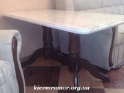 Столы из мрамора. Мраморный стол. Столешница на кухню.